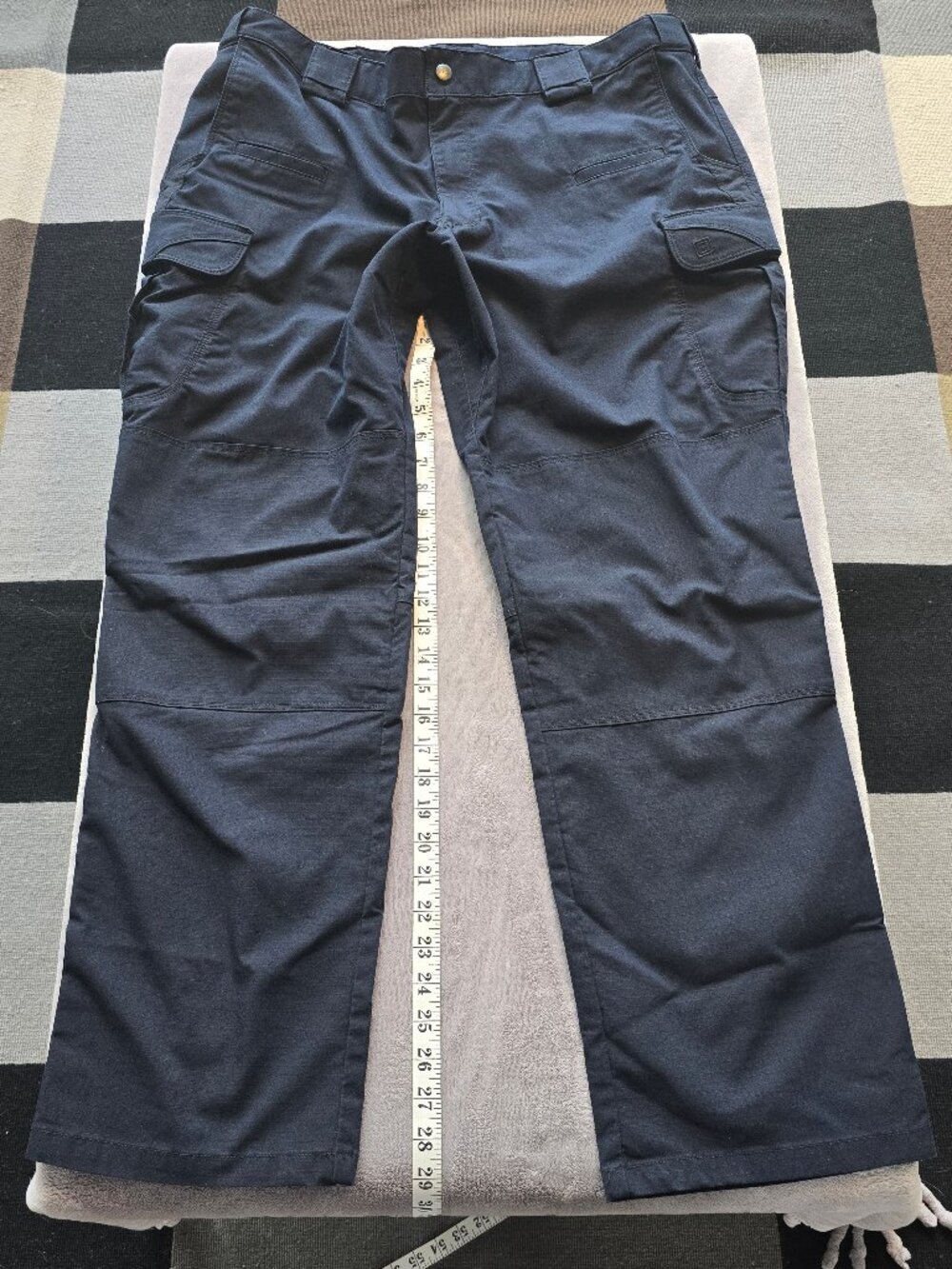 511 Tactical Cargo Pants Mens 40x32 Navy Blue Ripstop Utility Outdoor Work
